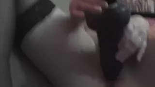 Emi Puton-emily Destroying The Pussy, With Toy Black Monster Of 28x8cm, Mul