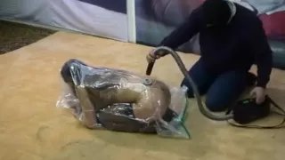 LordOfFetish ❤ Katharina in Vacuum Bag
