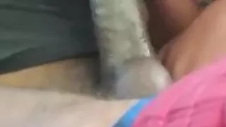 Black couple having fun on cam