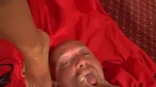 Another public foot worship at an erotic fair