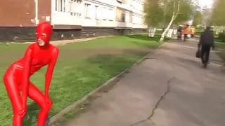 red zentai