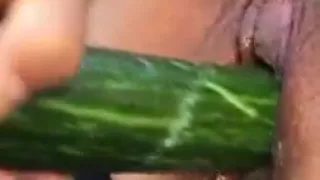 Veggie in pussy