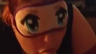 Masked slut sucking and swallowing 3