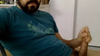 horny daddy makes the straw very sexy