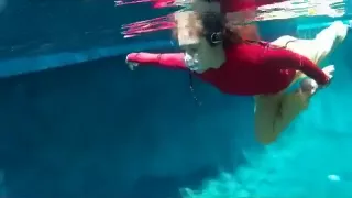 underwater dancing
