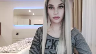 Perfekte Shemale sperma auf der Webcam