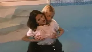 Wet Lesbian Girls in pool Part 4