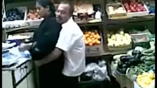 Quick fuck in a fruit shop