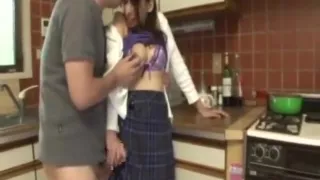 Wifes Sister Groped and Fucked In Kitchen