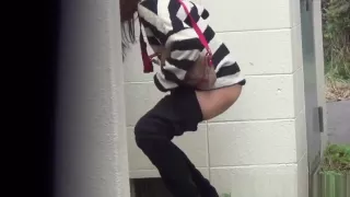 Japanese Teenagers Pee