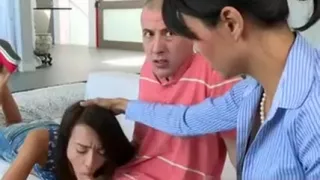 Mom Catches Teen Daughter Sucking Boyfriend