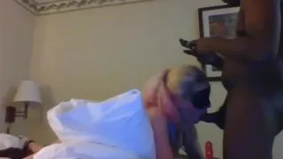 Blonde Aline In Hot Big Black Cock Interracial