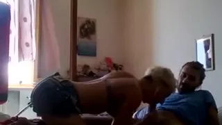 Sexy Blonde Giving Head To Her Aroused Man