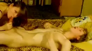 Young And Horny Russian Lovers Having Sex