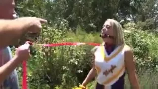 Cheerleader Gets Bound And Gagged By Boyfriend