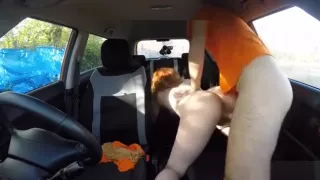 Tight Redhead Teen Ella Hughes Drilled By Driving Instructor