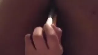 anal with a makeup brush who knows why