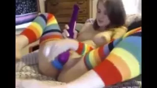 Sweet college girl Vibe-Dildo Pleasures pt 1