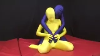 yellow zentai
