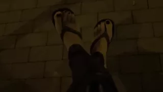 platform flip flops