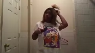 Youtuber K'nicolee knockers