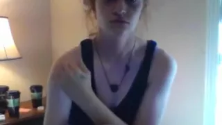 Big tits redhead pt 1. she smokes in part 2