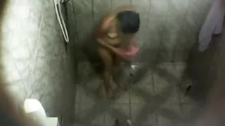 Hidden camera mexican Mom in shower