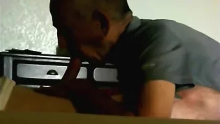 Vater bläst Latino-Schläger