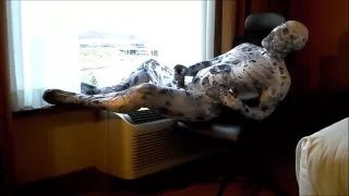 arachnaphobia zentai sperma in schwarzes kondom