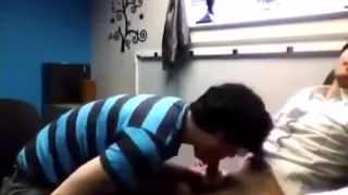 Young Teen Gives His Best Friend A Blowjob After School