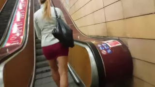 Pantyhose in miniskirts