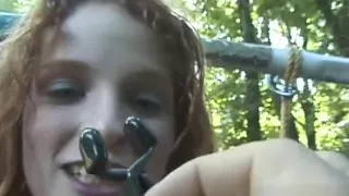 Playgirl With Giant Bust Gets Restrained And Titillated