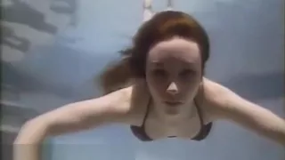 Sexy Young Redhead Angel Groped in Pool