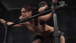 Threeway Fucked Sub Gaggs On Maledom Cock