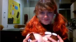 Gal_Friday touching herself on webcam (non nude)