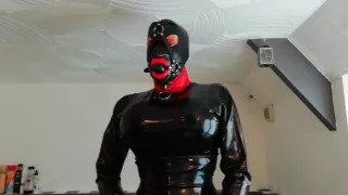 Latex and lycra crossdresser 2