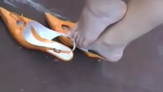 Candid Soles Feet Dipping Shoes