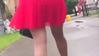 Upskirt at the street 20