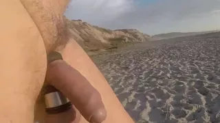 Walking in the Sunset on Blacks beach