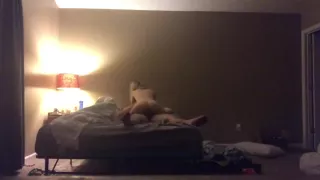 Tight blond takes a stud