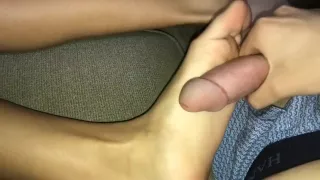 A nice footjob
