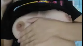 Filipino Beth masturbates tight wet hairy pussy for me