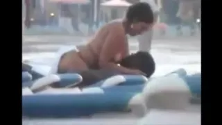 Couple Fucks At Hotel Beach