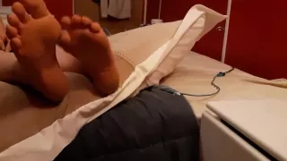 sexy solo high definition  foot tease