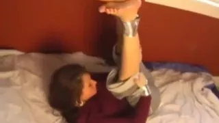 Beautiful Girl Duct Taped