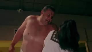little girl VS big sumo guy