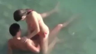 Boyfriends playing fuck on the beach