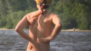 Adorable Naked babe at Beach