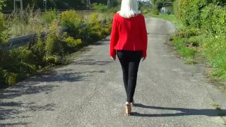 Kork Pantoletten Clear, 17cm, An ICE-Strecke