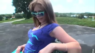 Enticing busty latin Alexis Rain